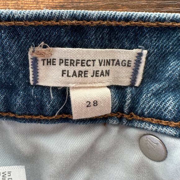 Madewell The Perfect Vintage Flare Leg Jean Size 28 EUC - Picture 10 of 12